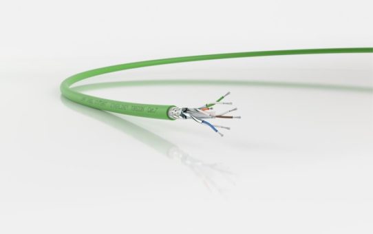Ethernet mit 10 GBit/s und torsionsfähig für Industrie 4.0