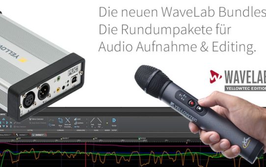 WaveLab Spezialedition für Yellowtec Recording Produkte