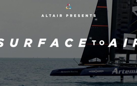 Artemis Racing und Altair arbeiten unter dem Motto Design the Difference™ gemeinsam an neuer Foiling-Technologie für den 35. America‘s Cup