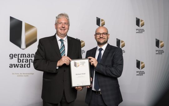 Richard Wolf Preisträger des German Brand Award 2017 im Bereich "Industry Excellence in Branding"