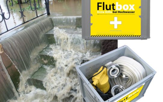 Zuverlässiger Hochwasserschutz: Die FLUTBOX für die Sofort-Hilfe