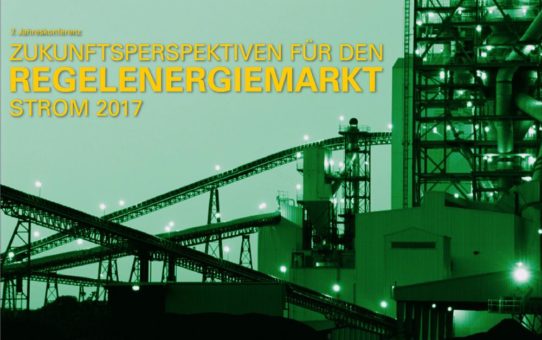 Zukunftsperspektiven für den Regelenergiemarkt Strom 2017