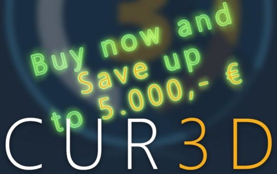 Sommerschlussverkauf bei RUHRSOURCE: Bei CUR3D für den 3D-Druck können Sie jetzt bis zu 5.000,- € sparen!