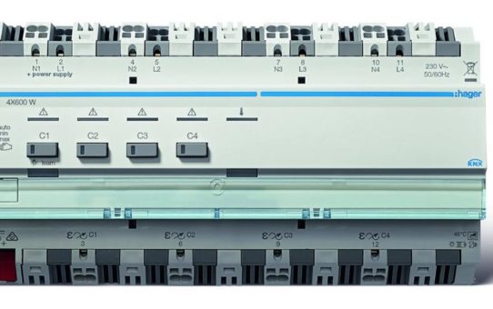 Hager KNX Mehrkanal-Dimmaktoren jetzt bis 2.400 Watt