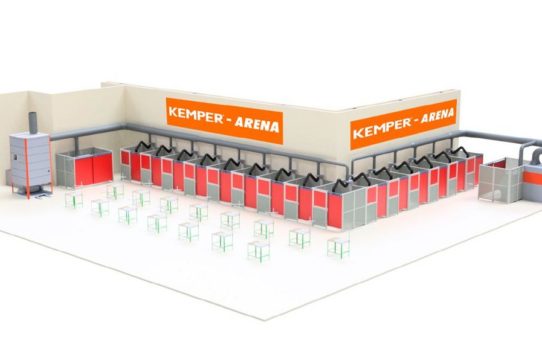 KEMPER-Arena auf der SCHWEISSEN & SCHNEIDEN: Schweißer testen neue Geräte