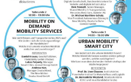 VISION mobility moderiert spannende Think Tanks