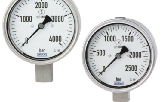 New high-pressure gauges qualified as the first in accordance with DIN 16001