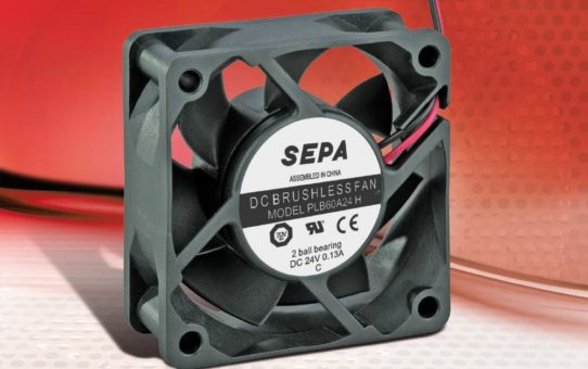 SEPA wird größer und erweitert die 60 x 60 mm Baureihe um die PLB-Serie mit 40 % mehr Luftleistung
