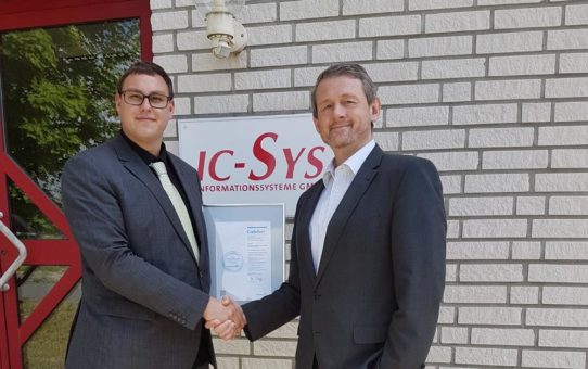 Geraer Software-Unternehmen IC-SYS Informationssysteme GmbH mit Bonitätszertifikat ausgezeichnet