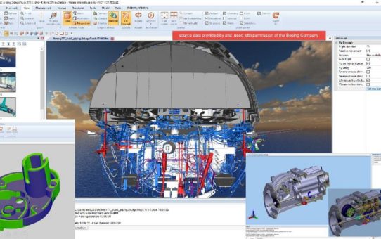 KISTERS 3DViewStation Desktop wartet mit 3D Fly Through und KnowHow Schutz Funktionalität auf