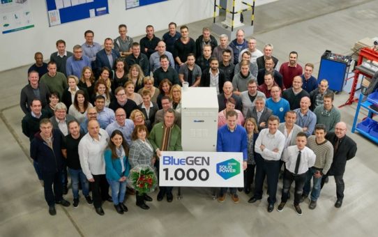 Solidpower produziert den 1.000 Bluegen