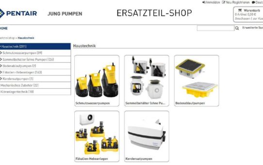 Ersatzteil-Webshop