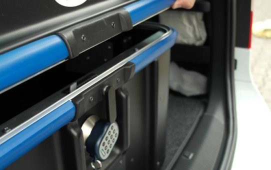 Smarte pylocx Transportbehälter bieten physische Sicherheit mit digitalisiertem Zugriff
