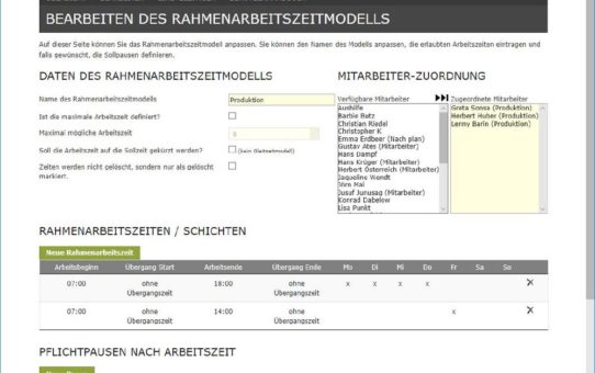 Flexible Arbeitszeitmodelle mit Rahmenarbeitszeiten regulieren