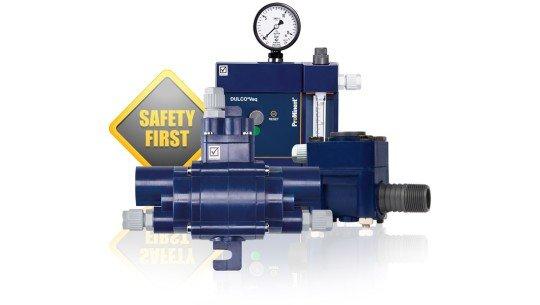 Vacuum metering system for chlorine gas DULCO®vaq