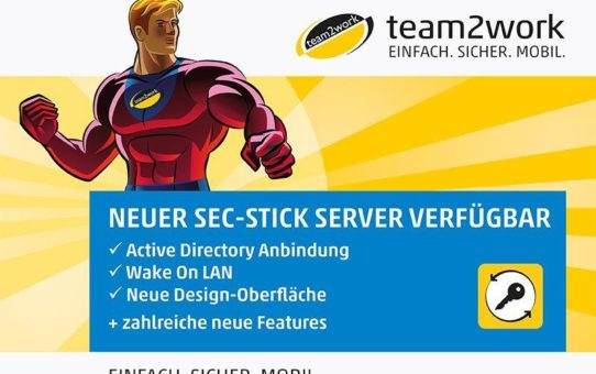 Der neue SEC-Stick Server ist noch besser! Der Benutzer im Zentrum.