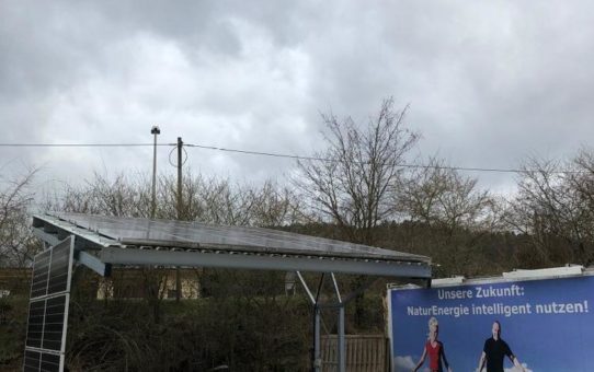 Solar Carport für Wohnmobile - Strom für Haus und Womo