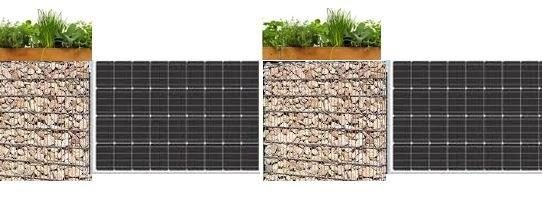 Neu: Solar-Zaun zur Kräuterernte und zur Stromerzeugung