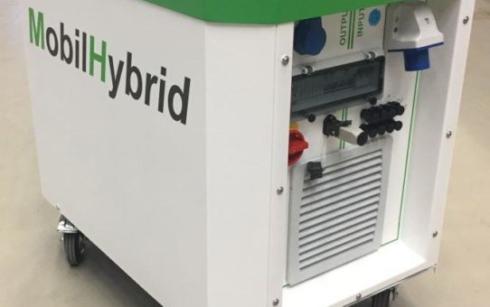 MobilHybrid - Die mobile, netzunabhängige und feinstaubfreie Stromversorgung für Baustellen- und Sozialcontainer