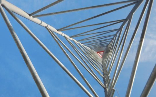 Höchster frei stehender Windmessmast in Norddeutschland