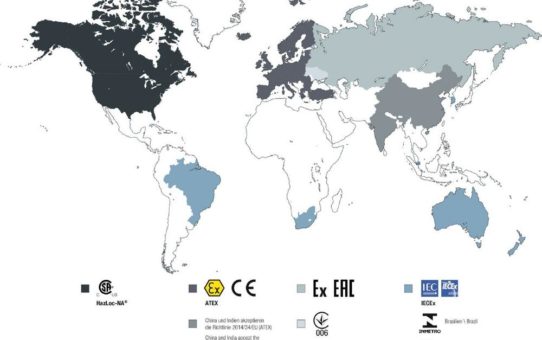 SEW-EURODRIVE bietet Motoren nach ATEX und IECEx in IE3 an