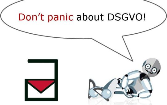 Don’t panic about DSGVO!