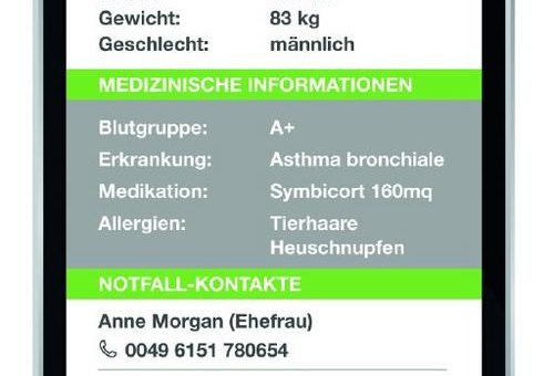 Da es im Notfall schnell gehen muss: Persönliche Notfall-Informationen sofort verfügbar - dank ID-No.com