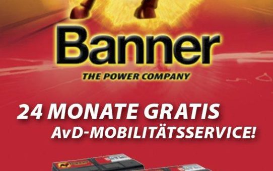 Erfolgreiche Partner: AvD und Banner Batterien