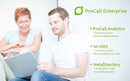 Unified Communications & CTI Suite ProCall Enterprise smart erweitern