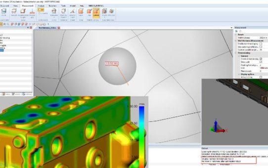 KISTERS 3DViewStation Desktop wartet mit verbesserter Kompression und einer Echtzeit Wandstärkenanalyse auf