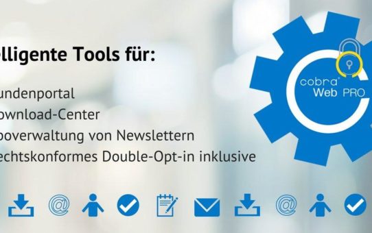 CRM Spezialist veröffentlicht Zusatzmodul cobra WEB PRO