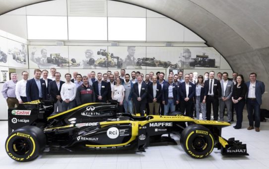 Kundentag bei Renault Sport Formula OneTM Team Technical Center in Enstone