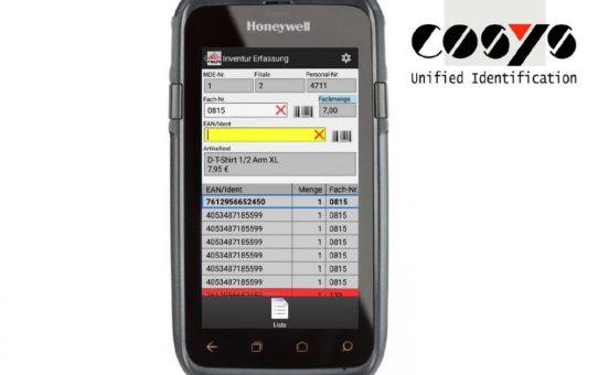 Honeywell CT60 mit COSYS Software
