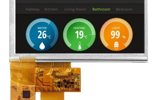 Evervision neue industrielle 5,0 Zoll 800x480 TFT LCD-Display jetzt mit LVDS Interface