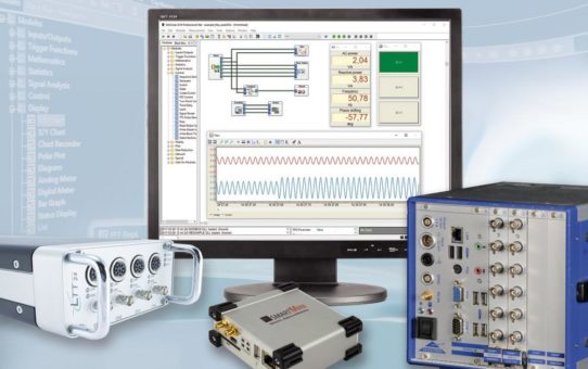 DASYLab-Anbindung für Hardware von Labortechnik Tasler, DEWETRON und OptiMEAS