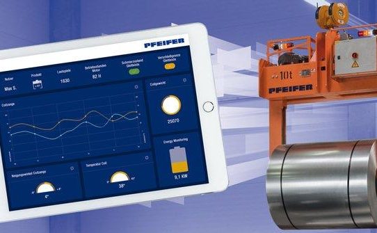 Vernetzt Heben: Mit der neuen App PFEIFER P-PLUS die Hebetechnik der Zukunft erleben