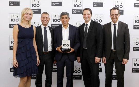 Erfolg bei TOP 100: DAW gehört zu den Innovationsführern 2018