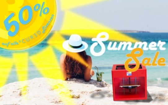 Großer Summer Sale 2018: 50% Rabatt auf ALLE* CUR3D Lizenzen