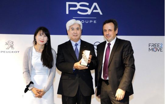 PSA zeichnet KYB mit "Supplier Excellence Award" aus