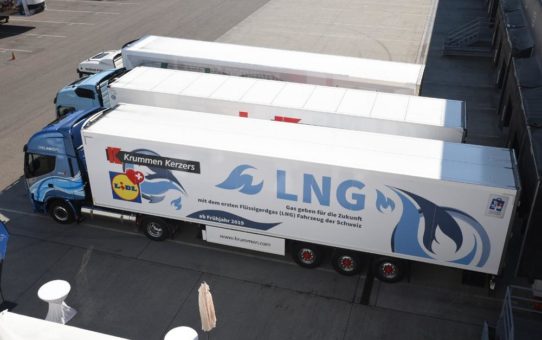 Krummen Kerzers und Lidl Schweiz ebnen den Weg für den LNG-Antrieb