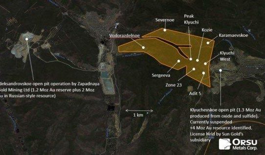 Orsu Metals kann im Goldprojekt Sergeevskoe in Russland die Streichlänge in Zone 23 auf mehr als 600 Meter verdoppeln und entdeckt hochgradigen Mineralisierungskern