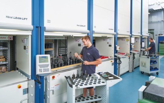 Der Hänel Lean-Lift® – das Hightech-Werkzeuglager für die Fertigung von Präzisionsteilen