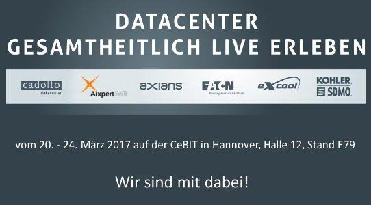 AixpertSoft auf der CeBIT als Partner auf dem Gemeinschaftsstand „Datacenter gesamtheitlich live erleben“, Halle 12, Stand E79