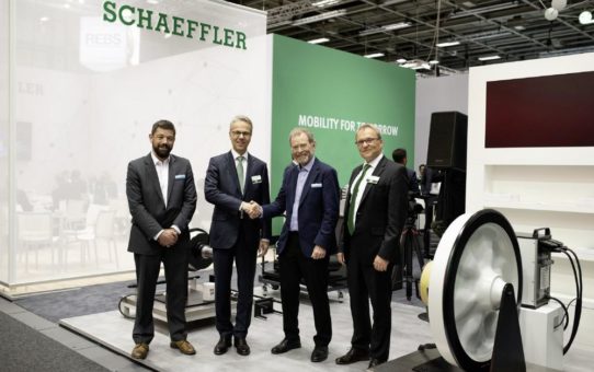 Schaeffler und Perpetuum planen "Flatrate für Radsatzlager"