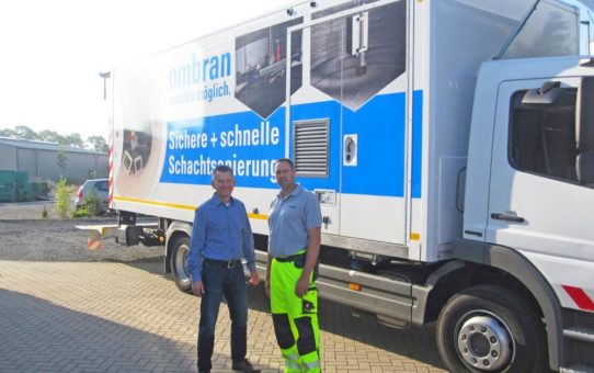 Kanal- und Umwelt-Service Hermens GmbH erwirbt Spezial-LKW für Schachtsanierung