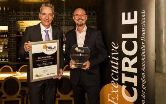 Thomas Koch erhält "Executive Circle Award 2018" für sein Lebenswerk