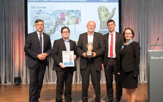 Taschensorter SSI Carrier mit „handling award 2018“ ausgezeichnet