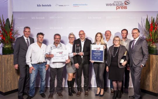 Autohaus Deusch gewinnt Deutschen Werkstattpreis 2018