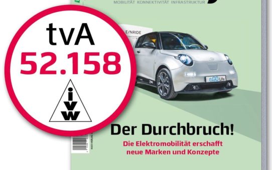 VISION mobility mit 52.158 verbreiteten Exemplaren in die IVW aufgenommen