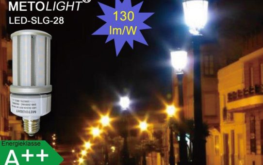 Romantische Altstadt Beleuchtung mit energiesparendem LED-Licht in extra warmweiß